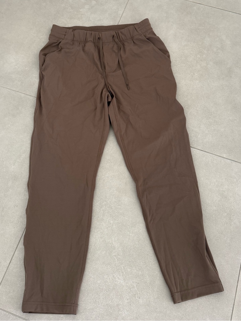 Aritzia Taupe Brown Casual Drawstring Pants